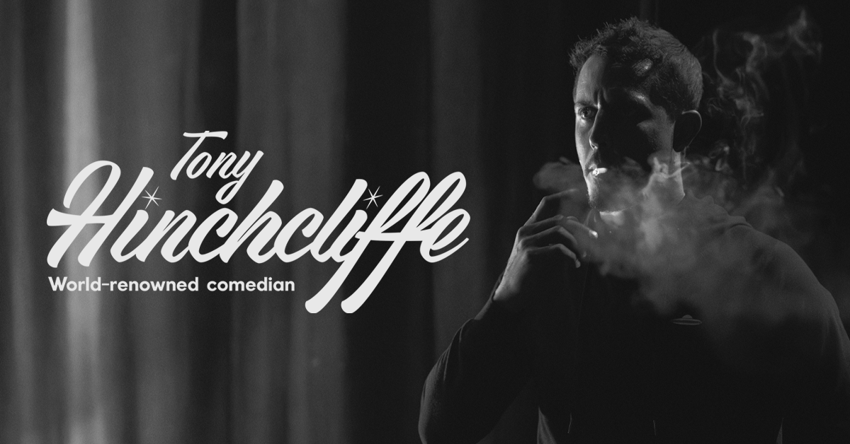 Tony Hinchcliffe performing stand-up comedy